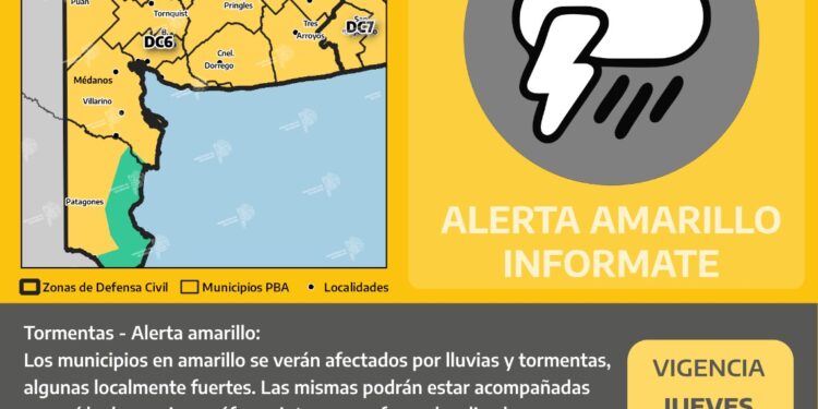 Alerta Meteorol Gico Por Tormentas Fuertes Con Lluvias Intensas Y