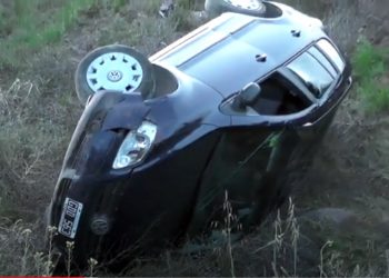 Heridos leves en un vuelco camino a Funke (fotos y video)