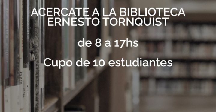 “Sala de Estudio”, la nueva propuesta de la Dirección de Juventud y la Biblioteca Popular