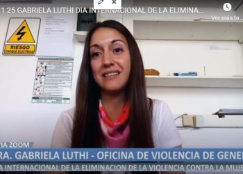 Dra. Gabriela Luthi: “Los casos de violencia han aumentado en éstos tiempos de pandemia”