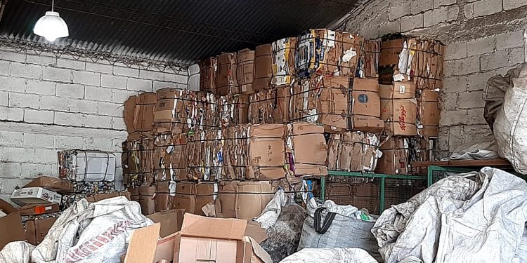 Entregaron más de 11 toneladas de material reciclado