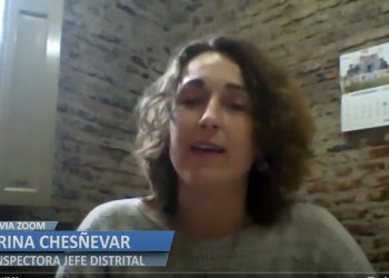 Irina Chesñevar:  “Tenemos que tener un riesgo bajo en el distrito como para comenzar a pensar en una presencialidad”