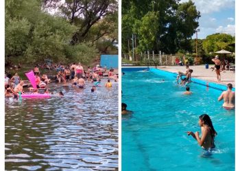 El termómetro superó los 36º y la gente buscó los distintos espejos de agua