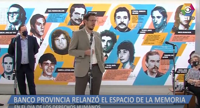 BANCO PROVINCIA RELANZÓ EL ESPACIO DE LA MEMORIA