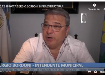 El intendente Bordoni abordó distintos temas vinculados a infraestructura, salud y turismo