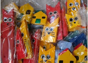 Agradecimiento al Centro de Día por la donación de juegos didácticos realizados por los concurrentes a la institución