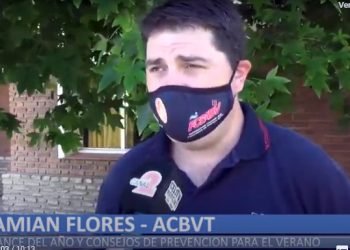 Damián Flores: «Pedimos colaboración a los productores y vecinos de Tornquist para que colaboremos en la prevención de incendios»