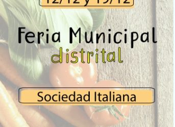 VUELVE LA FERIA MUNICIPAL DISTRITAL