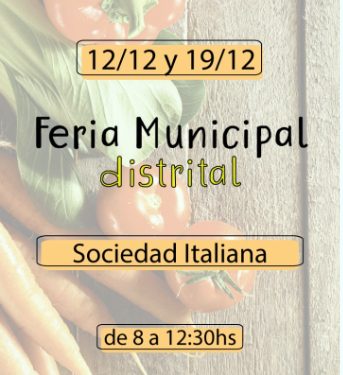 VUELVE LA FERIA MUNICIPAL DISTRITAL