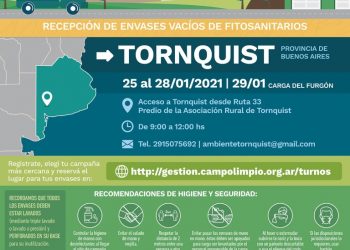 Inicia una campaña de recepción de envases vacíos de fitosanitarios