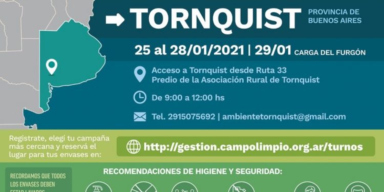 Inicia una campaña de recepción de envases vacíos de fitosanitarios