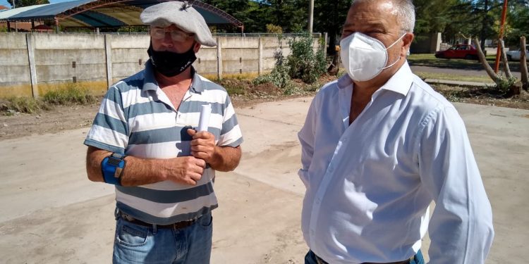 El municipio avanza con obras en la Escuela Primaria N° 1 (Fotos y notas con Sergio Bordoni y Jorge Laborde)