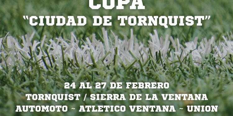 Todo listo para la Copa Ciudad de Tornquist