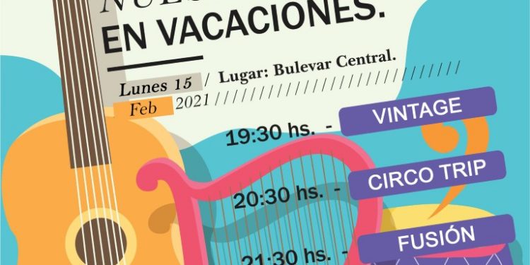 ‘Nuestra Música en Vacaciones’: El lunes se presentan cuatro bandas en Sierra de la Ventana
