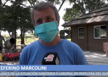 Ceferino Marcolini “La pandemia hizo que los empleados de Papelera nos adaptáramos a la situación para poder seguir trabajando”