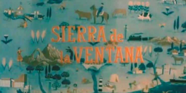 Primeras filmaciones de las Sierras de la Ventana en la década del 40