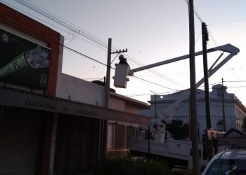 La CELT realizó tareas de mantenimiento en el centro de la ciudad