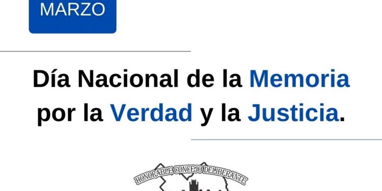 El 24 de marzo: Día Nacional de la Memoria por la Verdad y la Justicia