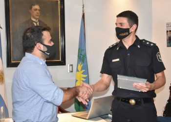 El municipio distinguió la labor policial del último fin de semana