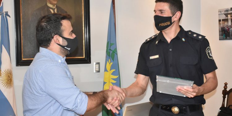 El municipio distinguió la labor policial del último fin de semana