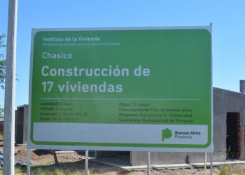 El miércoles 31 se entregará el barrio de 17 viviendas de Chasicó