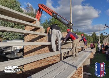 La nueva tribuna de Automoto va tomando forma