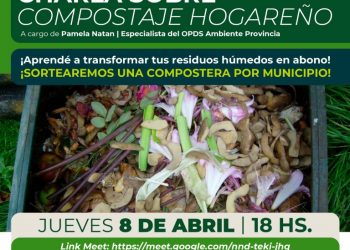 8 de abril: CHARLA SOBRE COMPOSTAJE HOGAREÑO