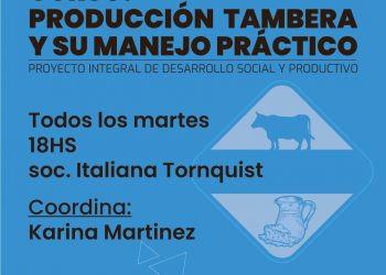Comienza este martes un curso de ‘Producción tambera y su manejo práctico’