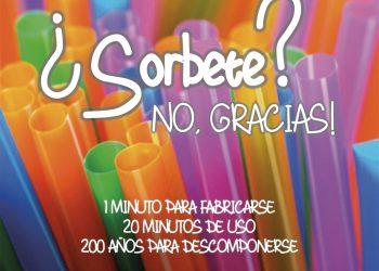 Recuerdan la prohibición de la utilización y entrega de sorbetes plásticos en el distrito