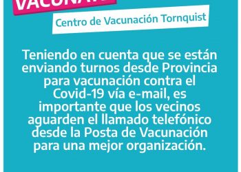 Recomendación del Centro de Vacunación Tornquist
