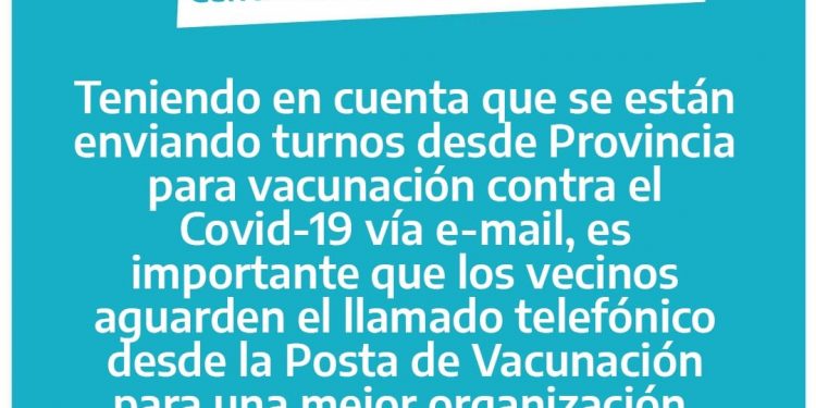 Recomendación del Centro de Vacunación Tornquist