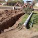 Comenzó la obra de ampliación de la red de desagües cloacales en Tornquist