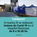 Se realizarán testeos de Covid-19 en el Hospital Municipal