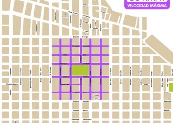 Desde hoy se debe circular a 30 kilómetros por hora por el microcentro de Bahía Blanca