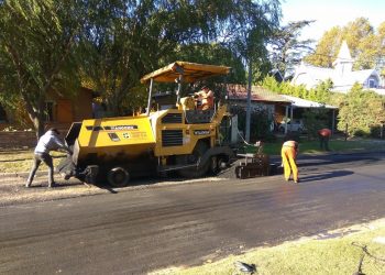 Comenzó la pavimentación de las calles Frontini y Ernesto Tornquist de Sierra de la Ventana