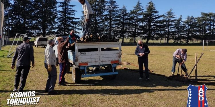 Automoto inició obras en el sector de canchas auxiliares