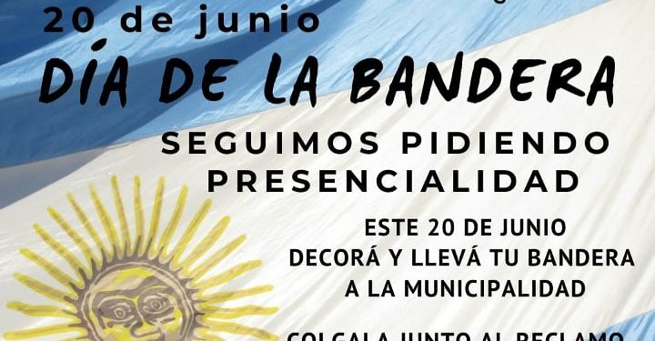Padres Organizados invitan a colgar banderas y continúan el reclamo por la presencialidad