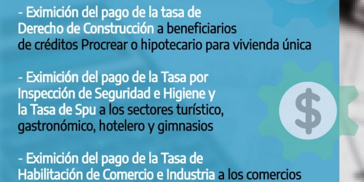 El municipio impulsa beneficios impositivos para construcción de viviendas y sectores afectados por la pandemia