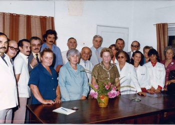 Década del 80 Personal y Colaboradores del Centro de Jubilados y Pensionados de Tornquist