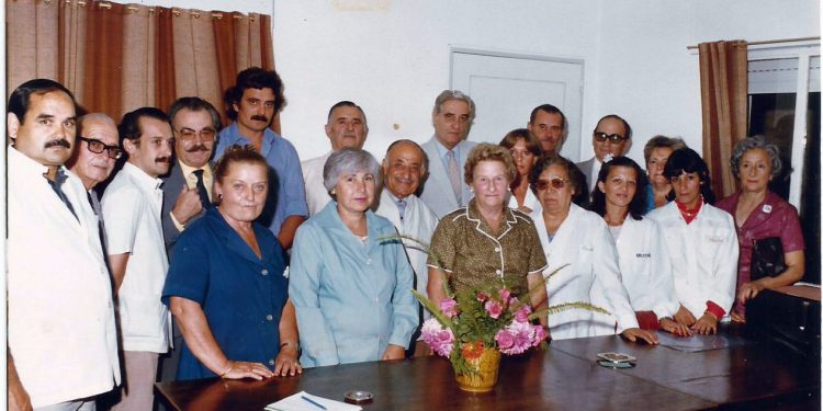 Década del 80 Personal y Colaboradores del Centro de Jubilados y Pensionados de Tornquist