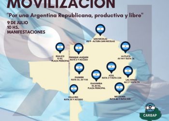 La Asociación Rural se suma a la movilización que realiza CARBAP.
