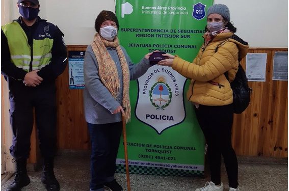 Destacable gesto de una vecina