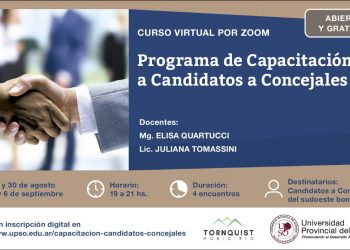 Comienza este miércoles el Programa de Capacitación a Candidatos a Concejales