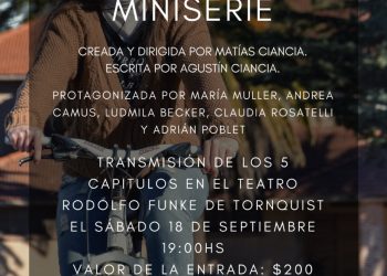 “Los Oasis de Sarah” se proyectará en el Teatro Rodolfo Funke