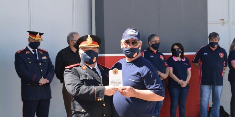 Emotivo acto por el 60º Aniversario del Cuerpo de Bomberos Voluntarios de Tornquist