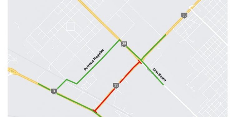 Desde éste miércoles habrá un desvío al tránsito en Ruta 33