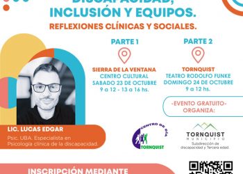 Invitan a un seminario intensivo sobre “Discapacidad, Inclusión y Equipos”