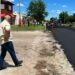 Comenzó la pavimentación de la calle J. Newbery