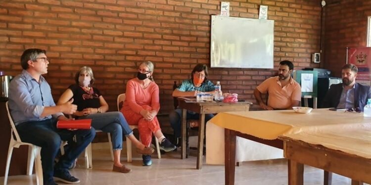 Reunión entre el municipio e instituciones sobre la situación del predio del Ex Club Hotel