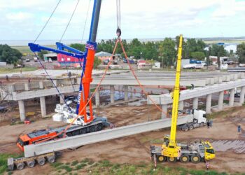 Continúa la construcción de la autopista paso urbano por Bahía Blanca